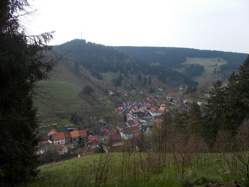 Schöne Aussicht auf Wildemann